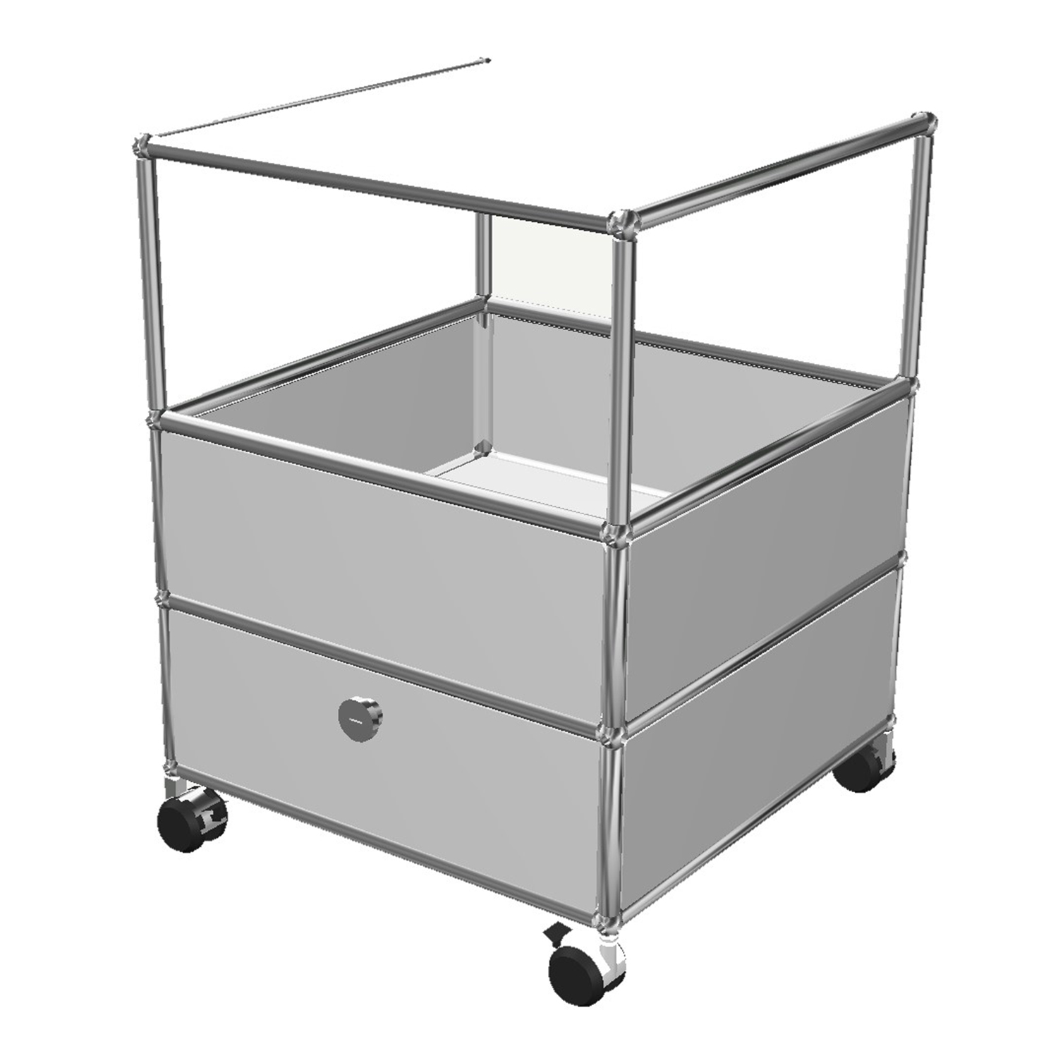 Haller Solutions Kids #02 Rollregal, Farbe reinweiss von Usm