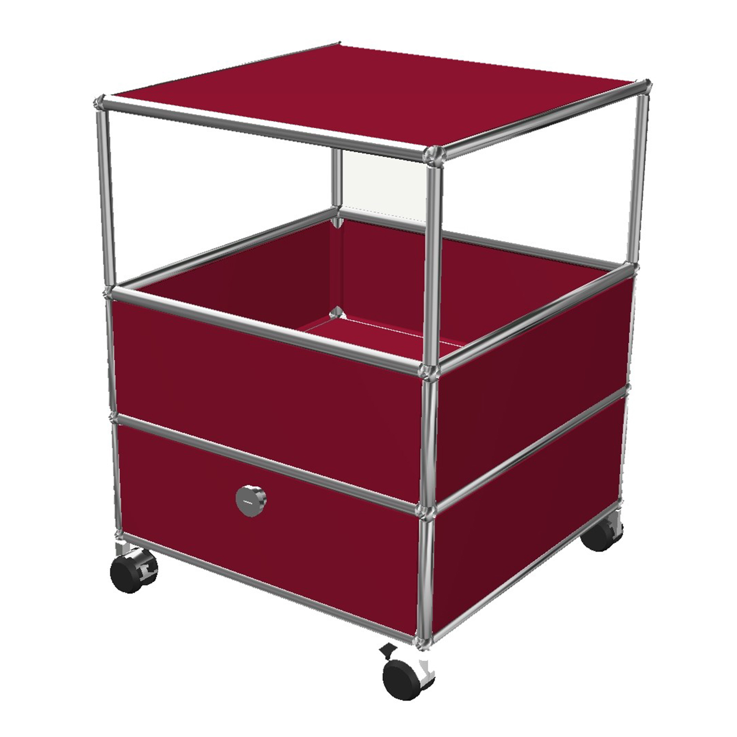 Haller Solutions Kids #02 Rollregal, Farbe rubinrot von Usm