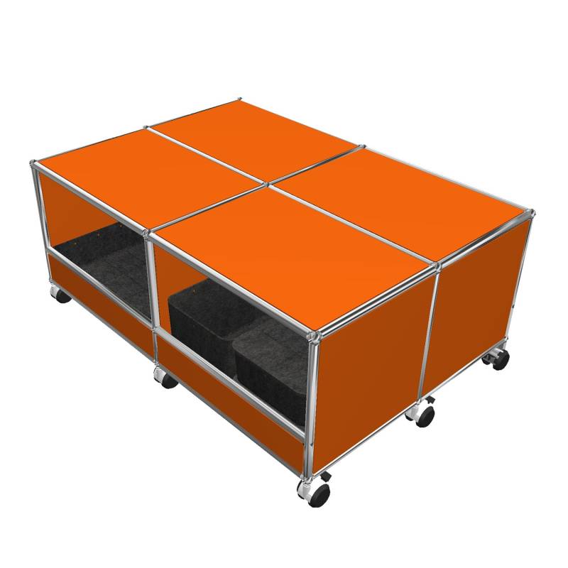 Haller Solutions Kids #03 Rollregal, Farbe reinorange von Usm