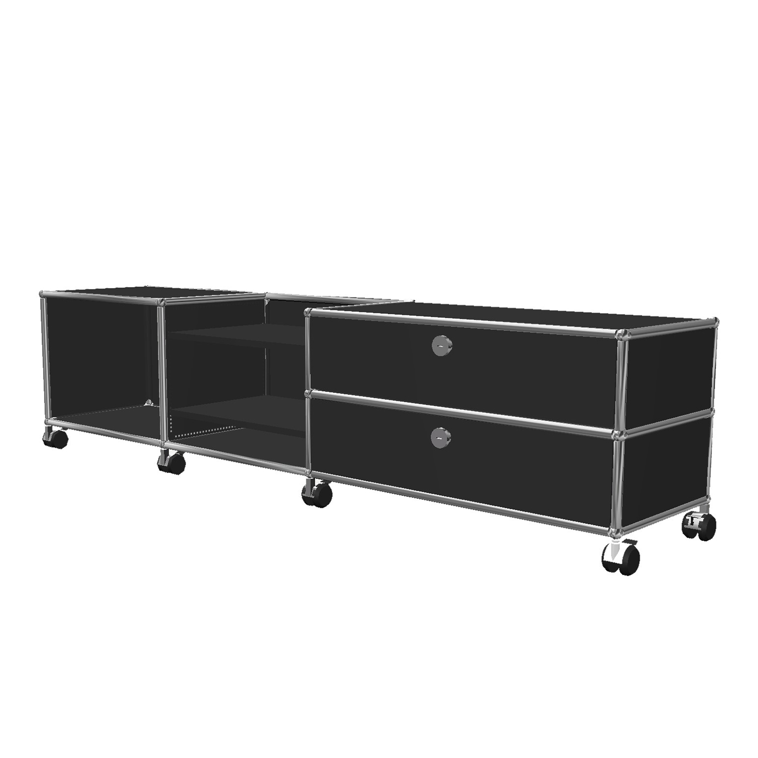 Haller Solutions Media #08 TV/Hi-Fi Regal, Farbe anthrazitgrau Haller Solutions Media #08 TV/Hi-Fi Regal, Farbe anthrazitgrau von Usm
