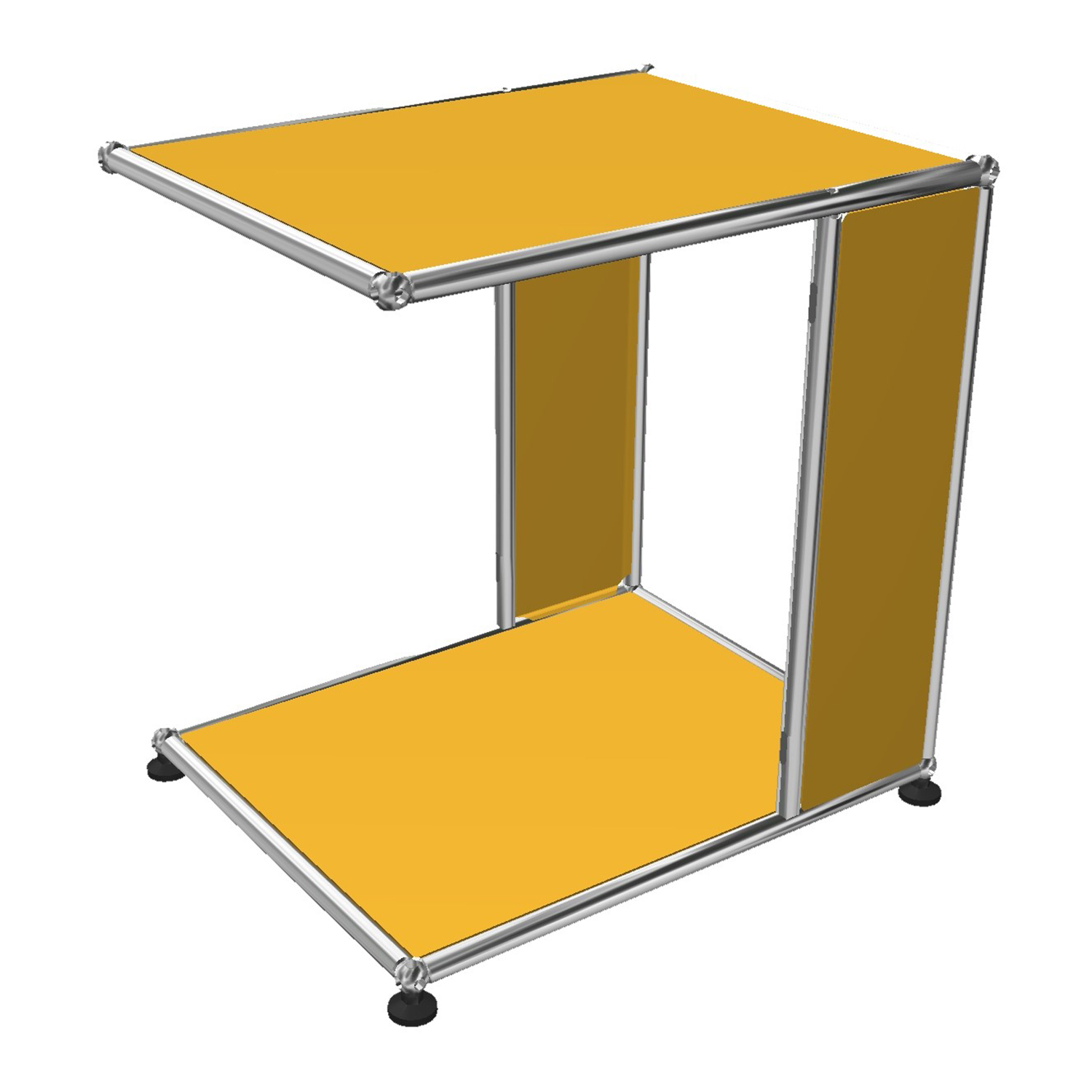 Haller Solutions Side Tables #01 Couchtisch, Farbe goldgelb von Usm