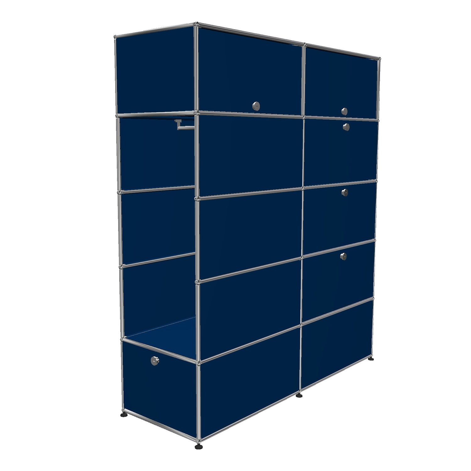 Haller Solutions Wardrobe #07 Garderobe, Farbe enzianblau von Usm