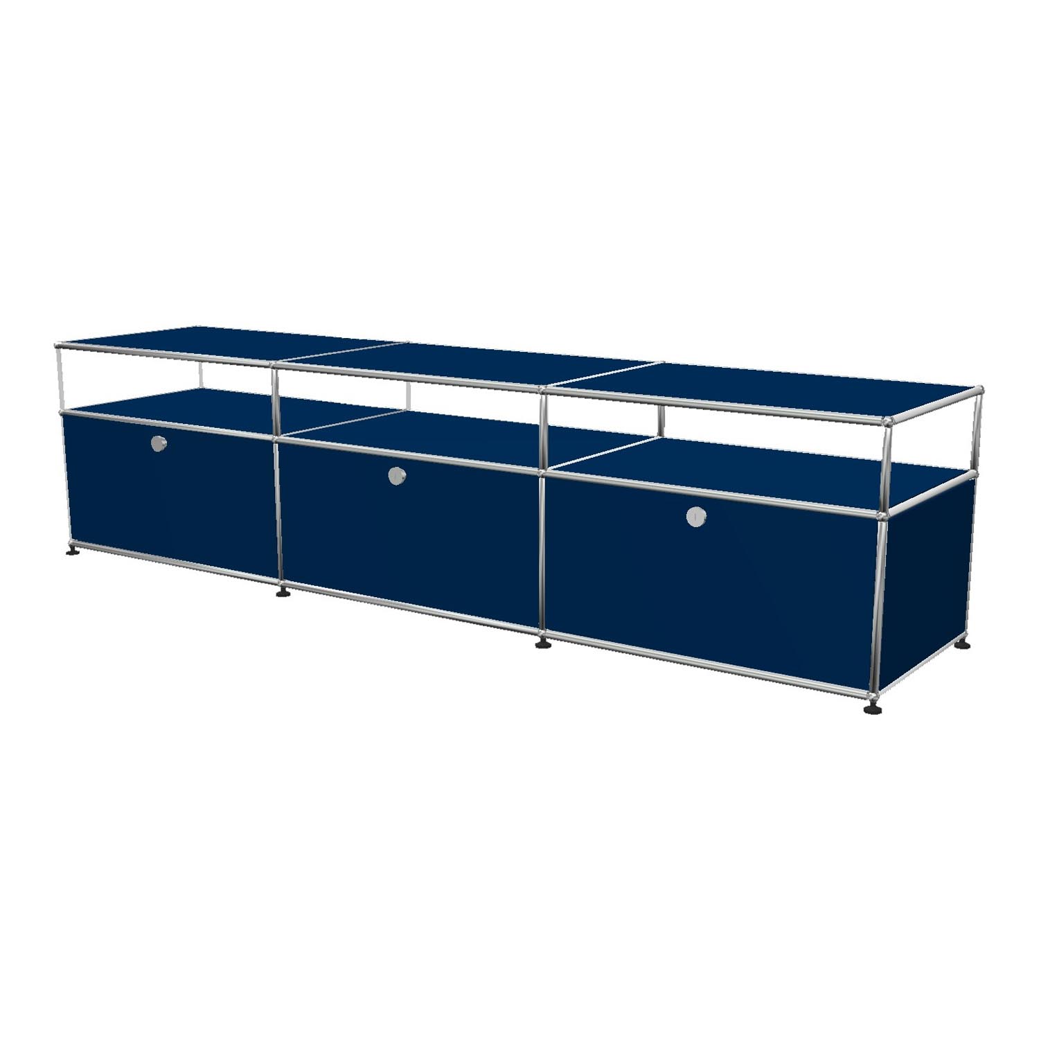 Haller TV/Hi-Fi Sideboard #OL125, Farbe enzianblau von Usm