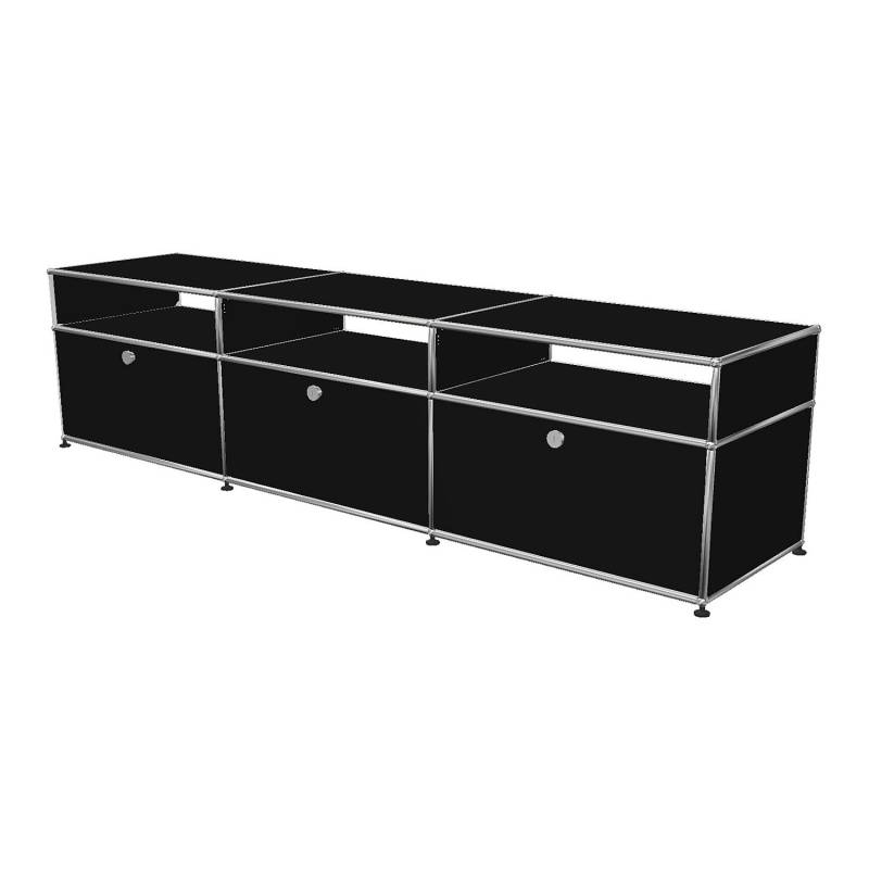 Haller TV/Hi-Fi Sideboard #OL136, Farbe graphitschwarz von Usm