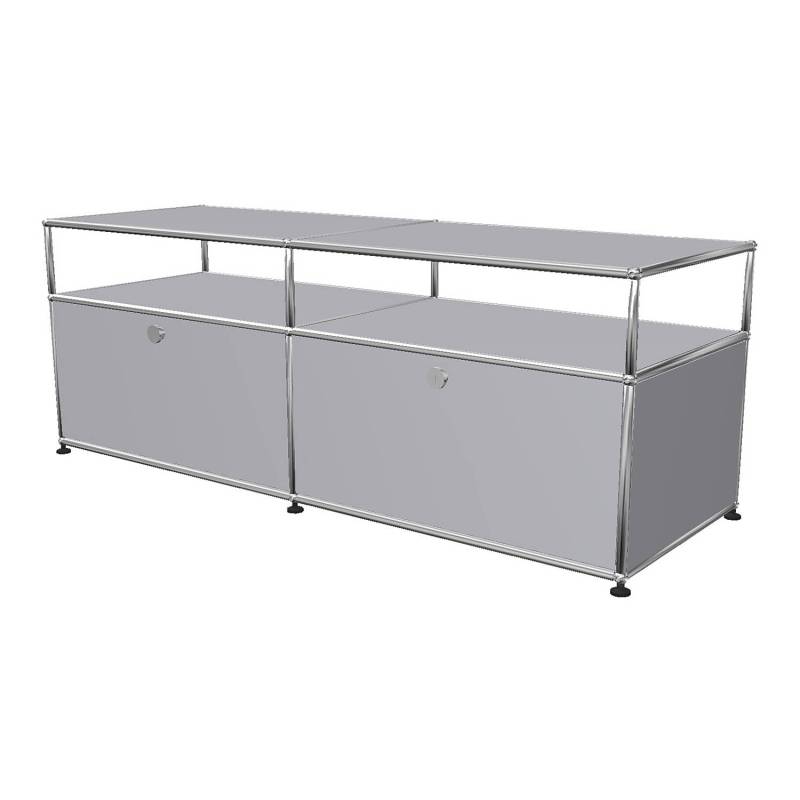 Haller TV/Hi-Fi Sideboard #OL123, Farbe mattsilber von Usm