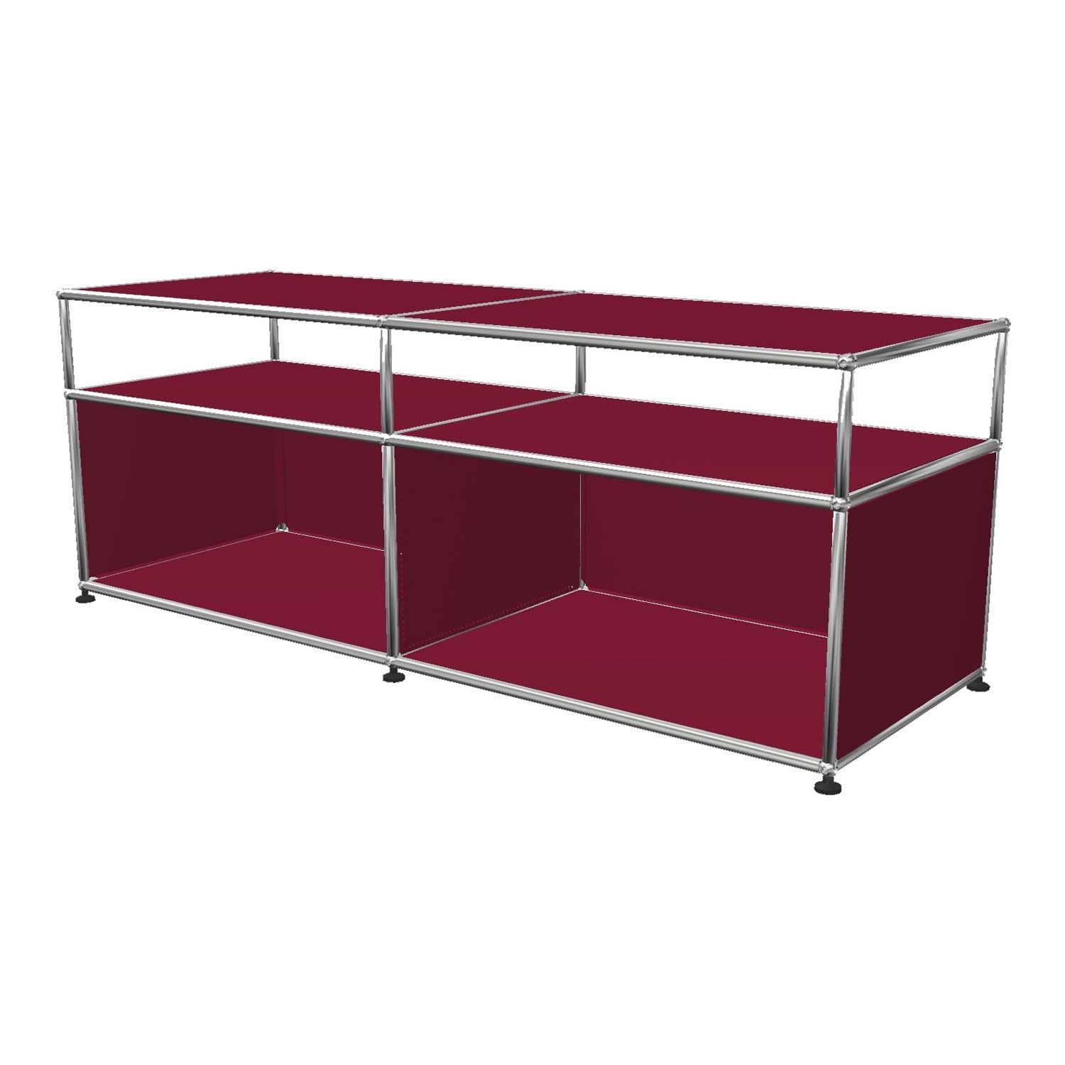 Haller TV/Hi-Fi Sideboard #OL121, Farbe rubinrot Haller TV/Hi-Fi Sideboard #OL121, Farbe rubinrot von Usm