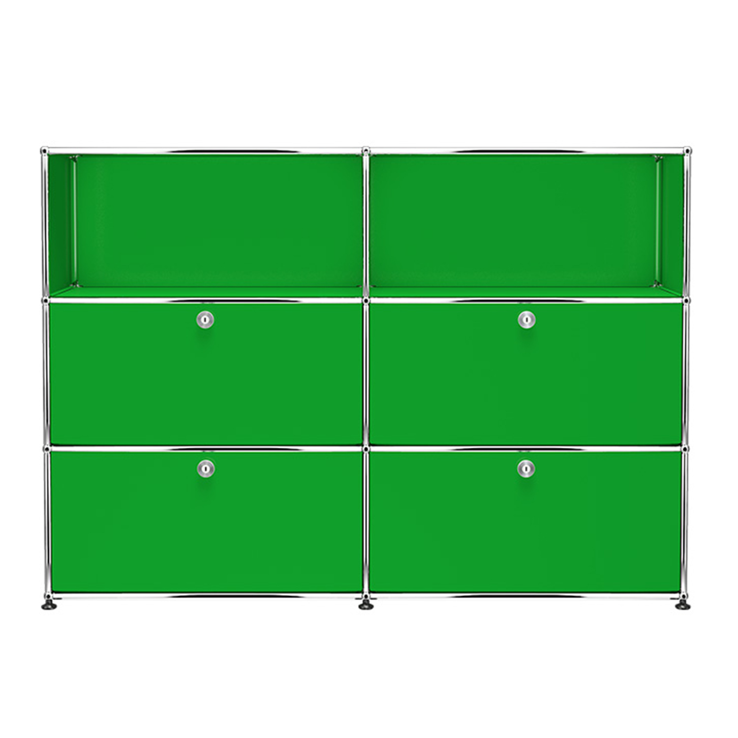 Sideboard Haller #G3, Farbe grün von Usm