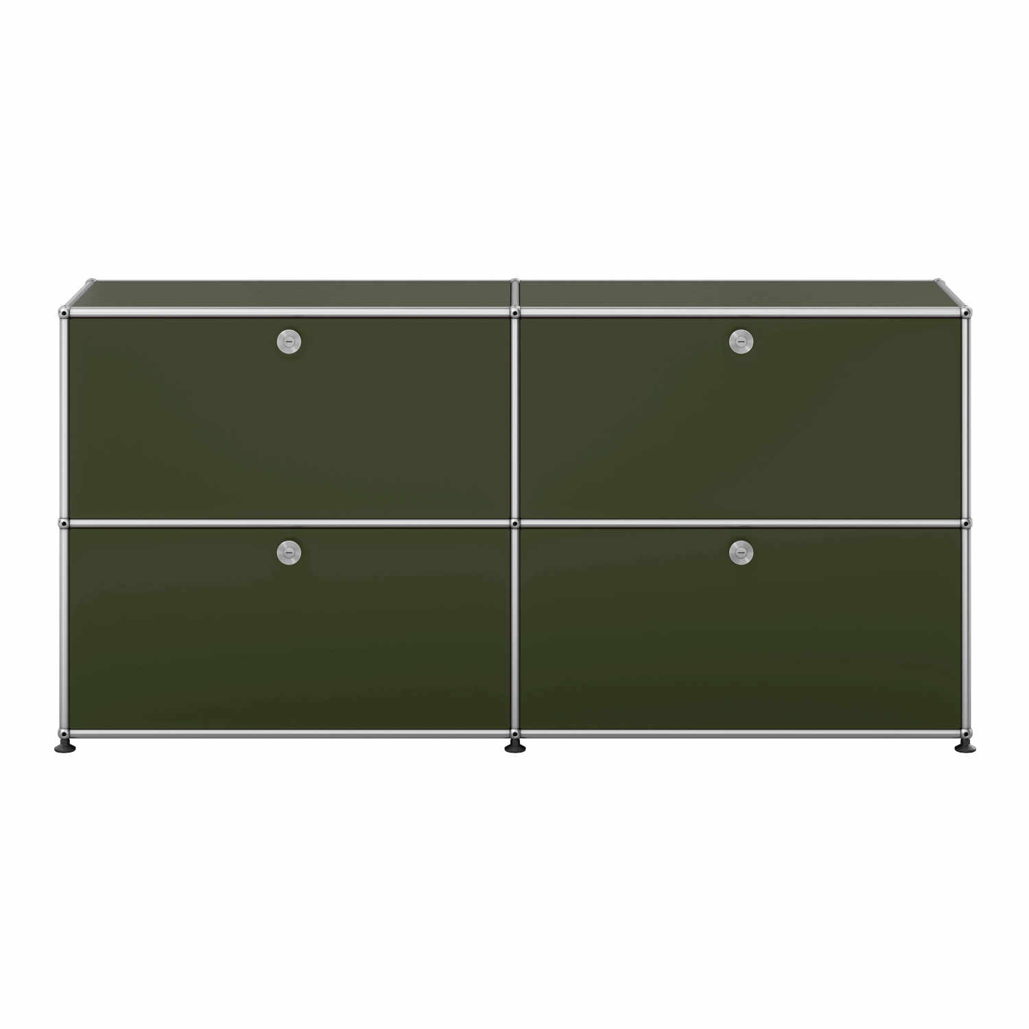 Sideboard Haller #E2, Farbe olivgrün von Usm