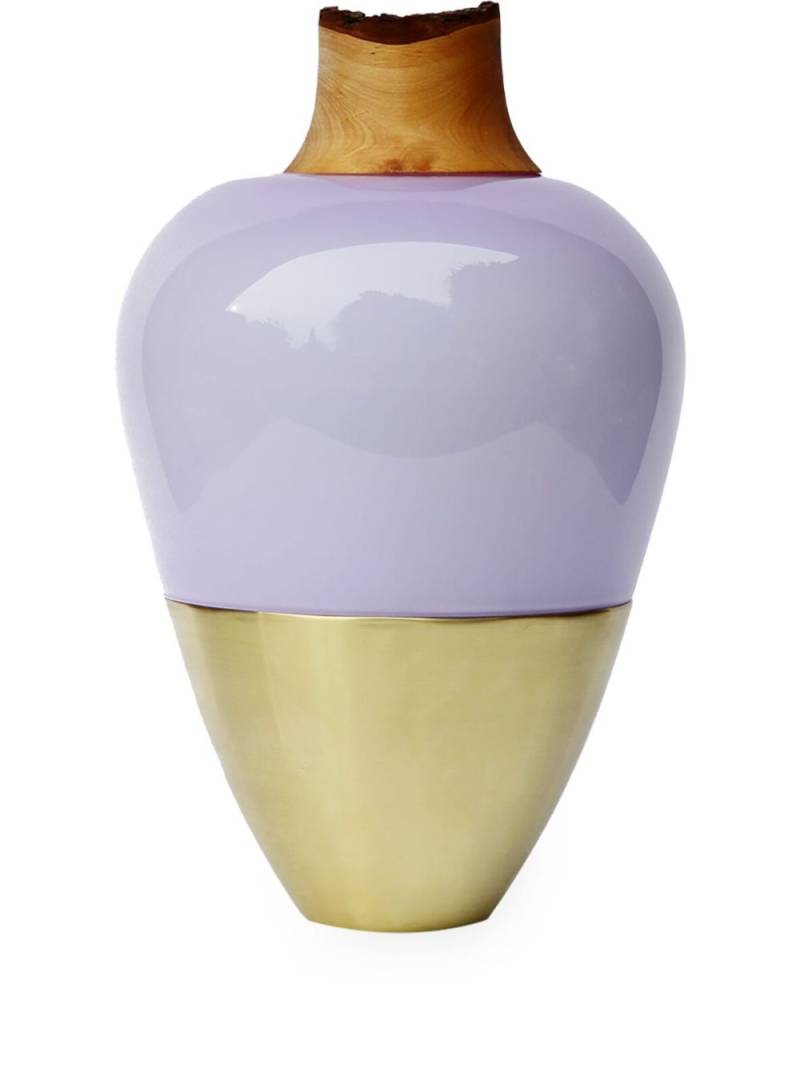 Utopia & Utility Lavender India 1 geometric-body vase (38cm) - Purple von Utopia & Utility