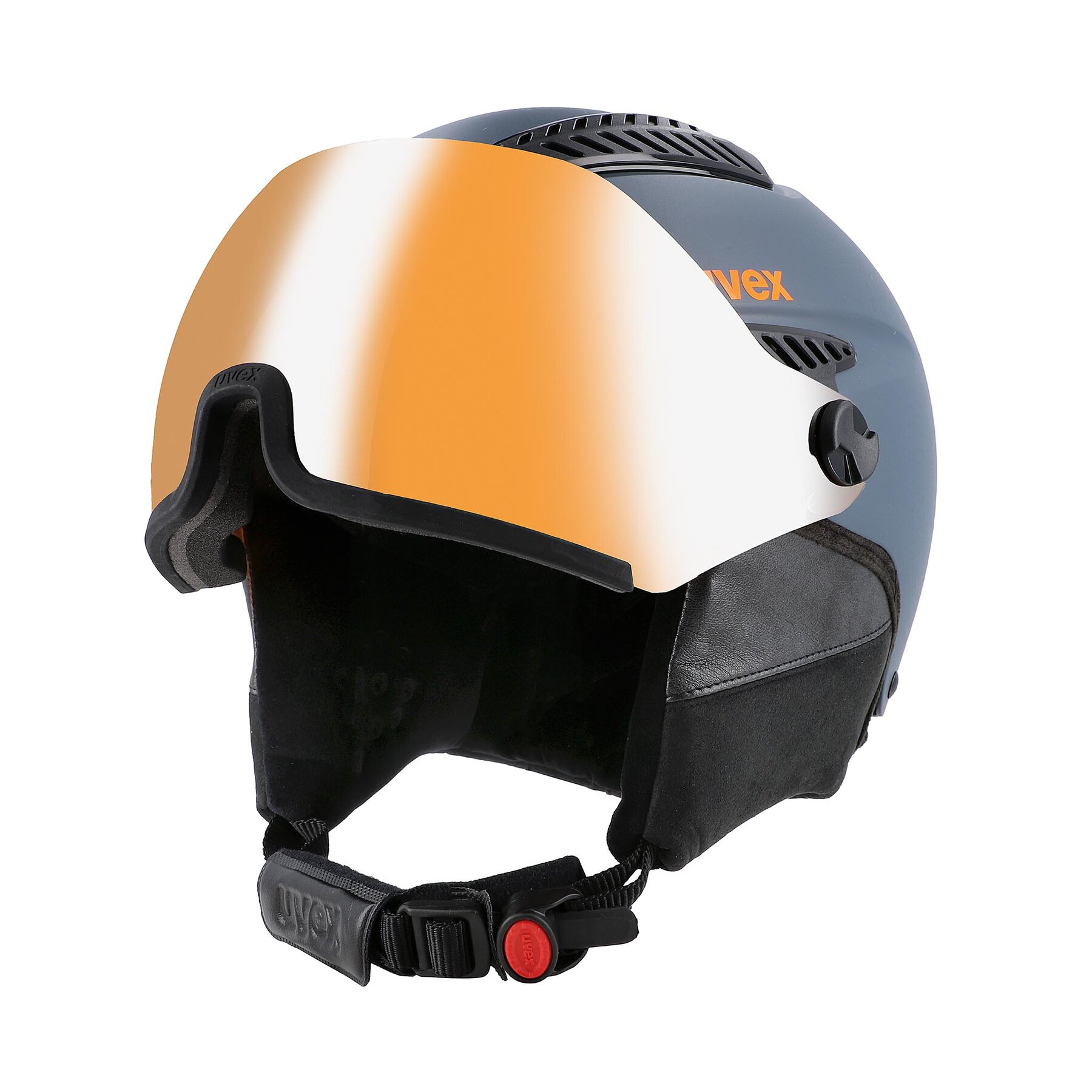 Skihelm Uvex Hlmt 600 Visor S5662363004 Grau von Uvex