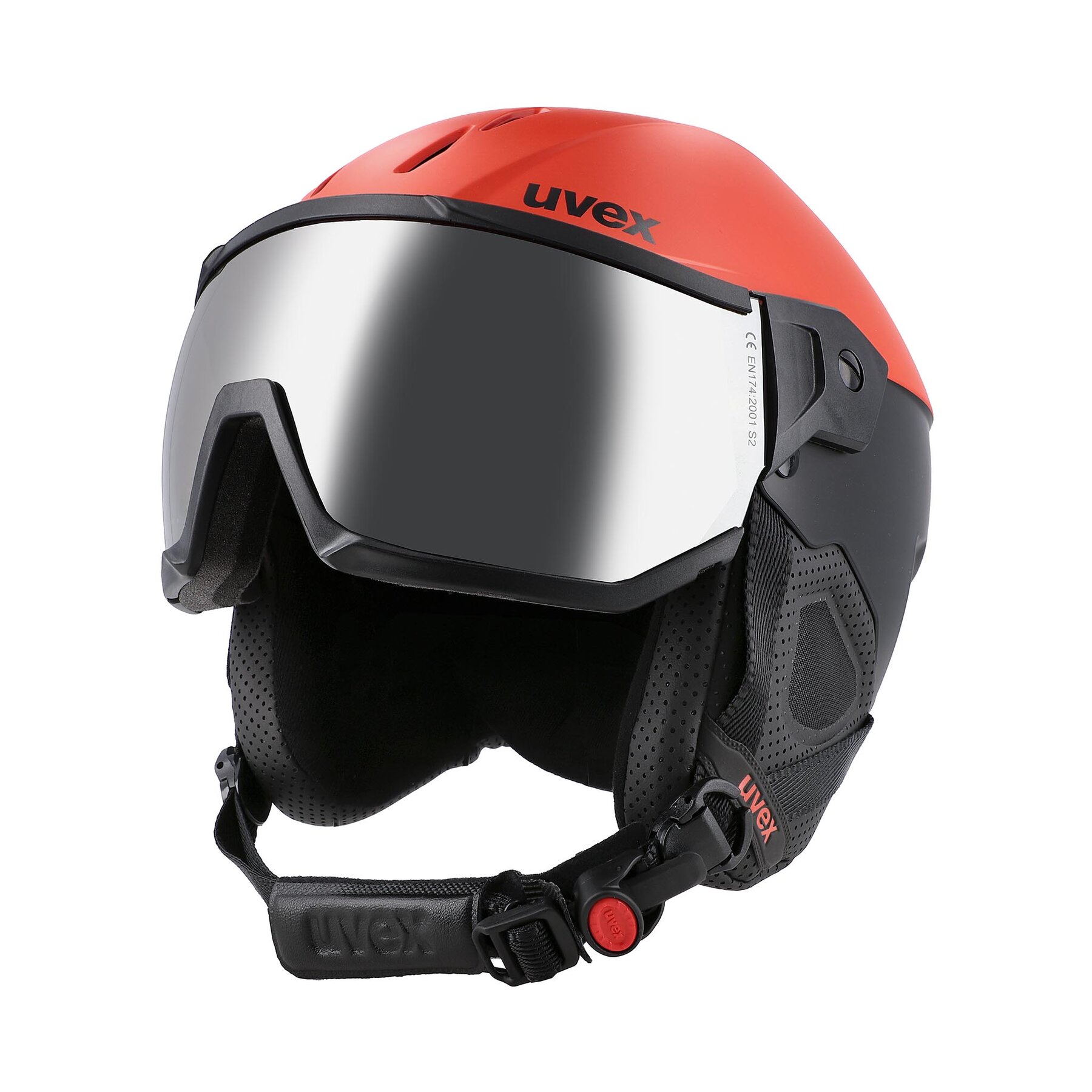 Skihelm Uvex Instinct Visior S56626070 Rot von Uvex