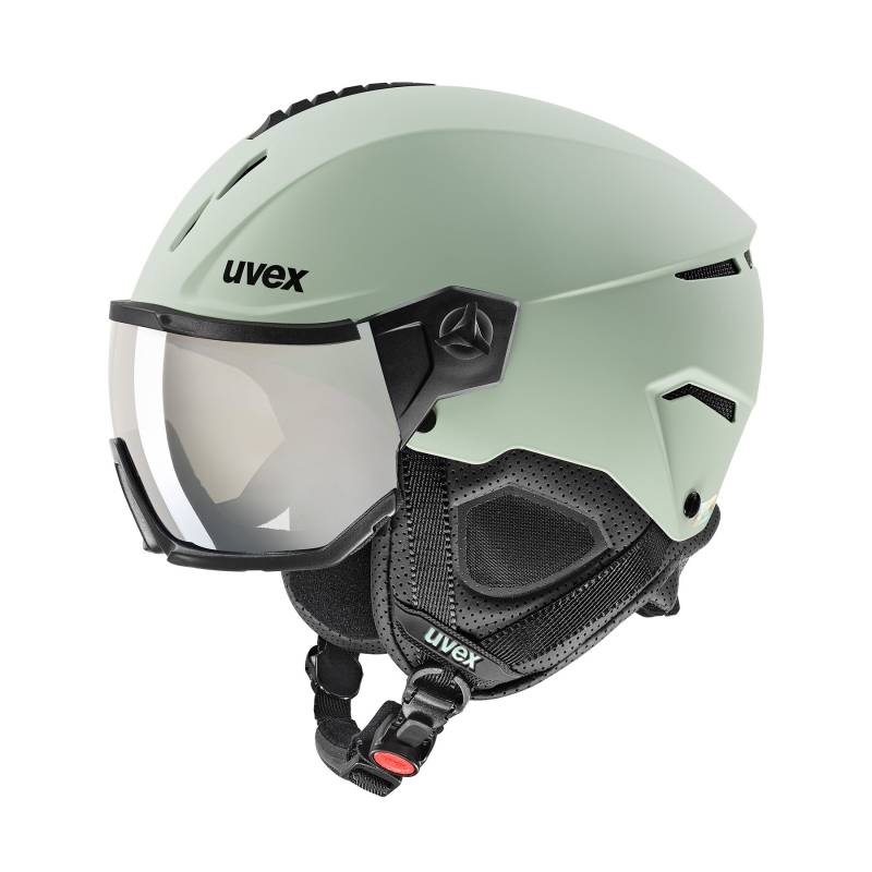 Skihelm Uvex Instinct Visor 56/6/260/90/03 Grün von Uvex