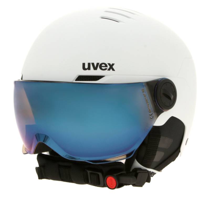 Skihelm Uvex Rocket Jr. Visor 56/6/263/10/03 Weiß von Uvex