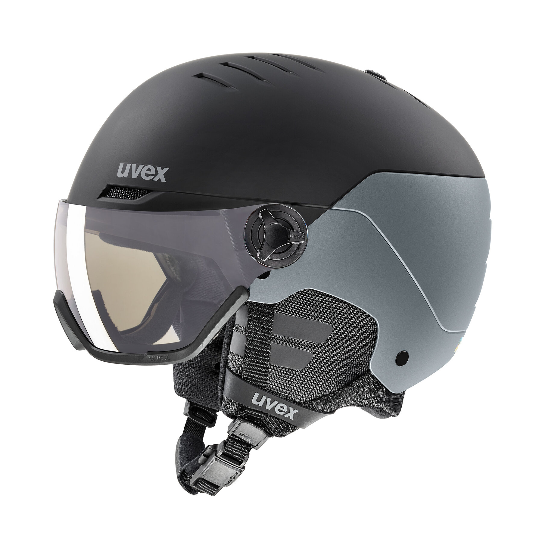 Skihelm Uvex Wanted Visor Pro V 56/6/316/12/05 Schwarz von Uvex