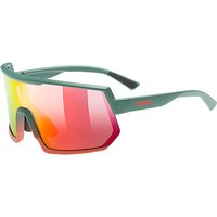 UVEX Sportbrille Sportstyle 235 Moss Grapefruit Matt dunkelgrün von Uvex