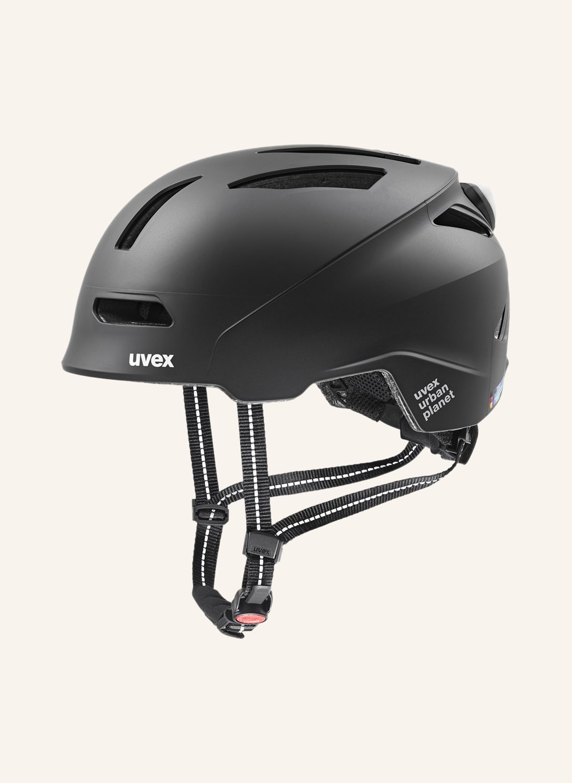 Uvex Fahrradhelm Urban Planet Led schwarz von Uvex