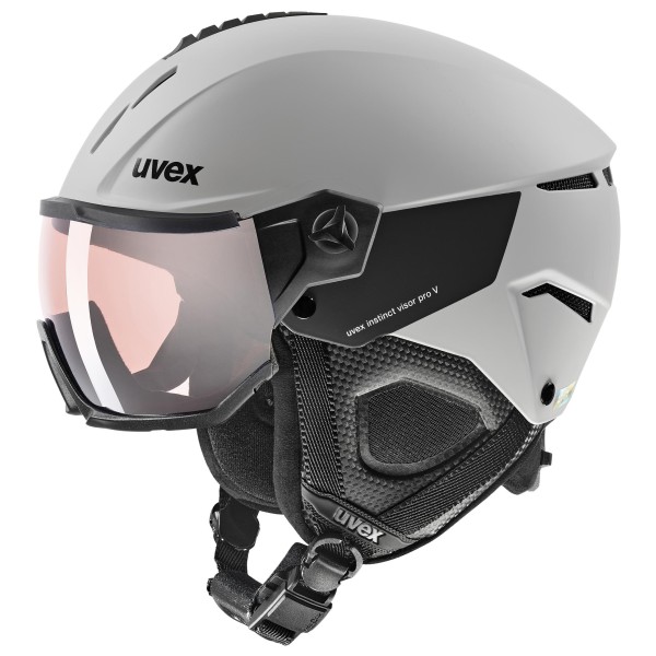 Uvex - Instinct Visor Pro V - Skihelm Gr 53-56 cm grau von Uvex