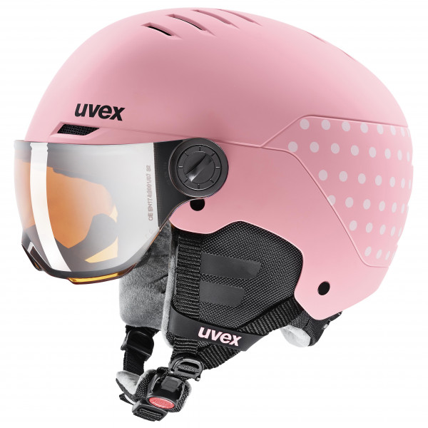 Uvex - Kid's Rocket Visor - Skihelm Gr 51-55 cm rosa von Uvex