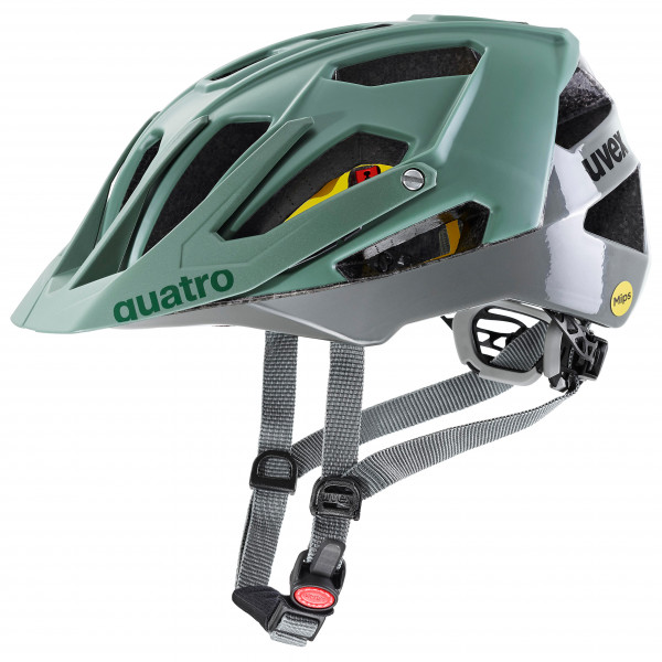 Uvex - Quatro CC MIPS - Velohelm Gr 52-57 cm grau von Uvex