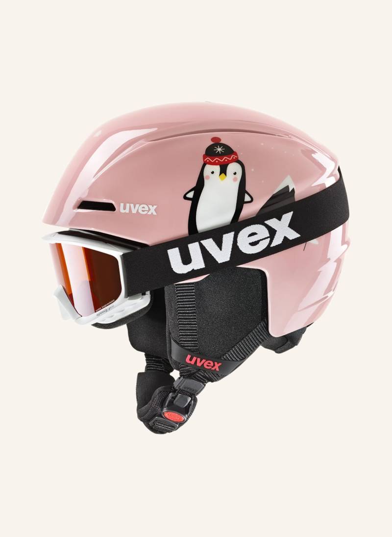 Uvex Set: Skihelm Viti Und Skibrille Speedy Pro pink von Uvex