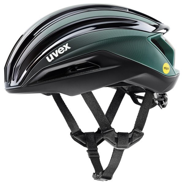 Uvex - Surge Aero Mips - Velohelm Gr 53-56 cm grau/schwarz von Uvex