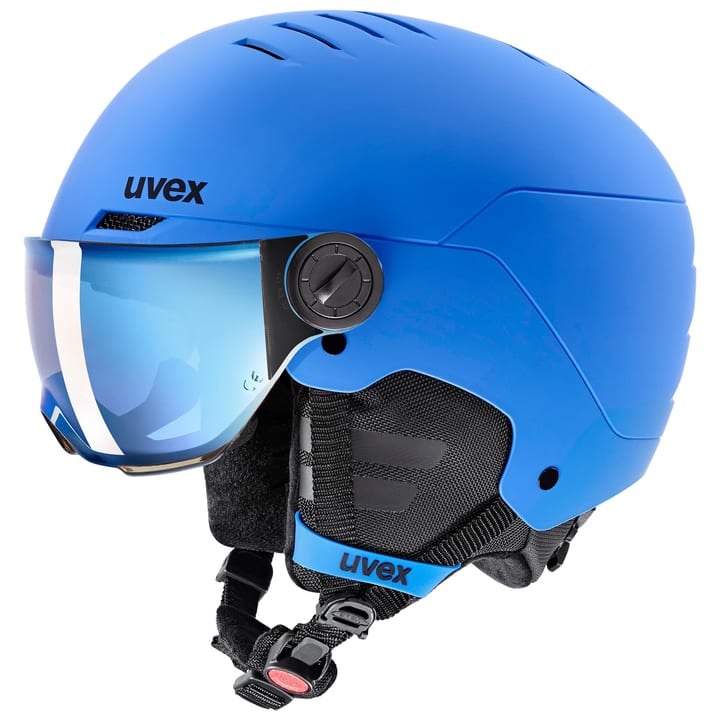 Uvex rocket jr. visor Skihelm blau von Uvex