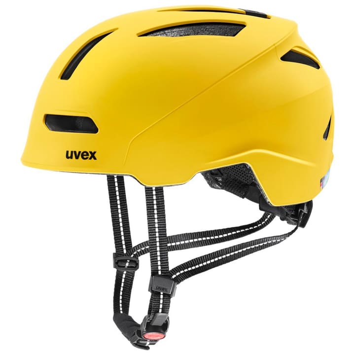 Uvex urban planet Velohelm dunkelgelb von Uvex