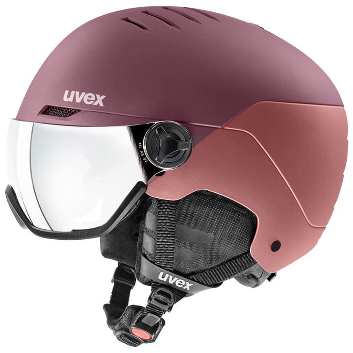 Uvex wanted visor Skihelm bordeaux von Uvex