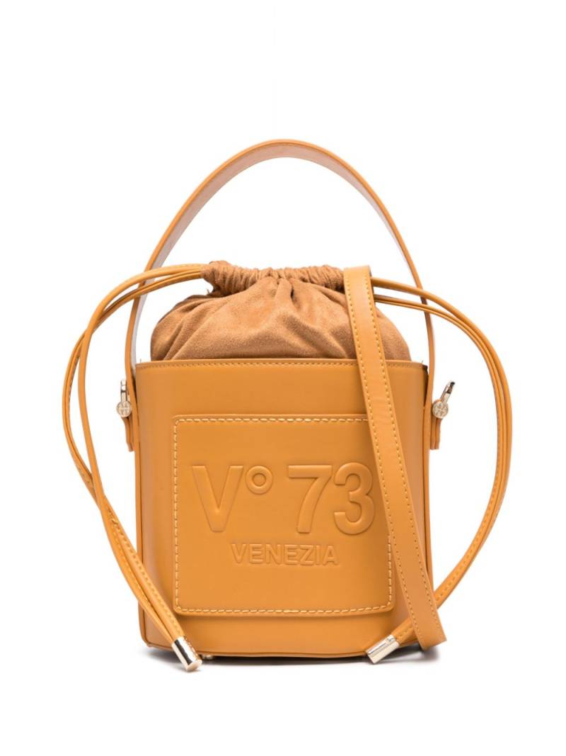 V°73 Beatrix logo-embossed bucket bag - Orange von V°73