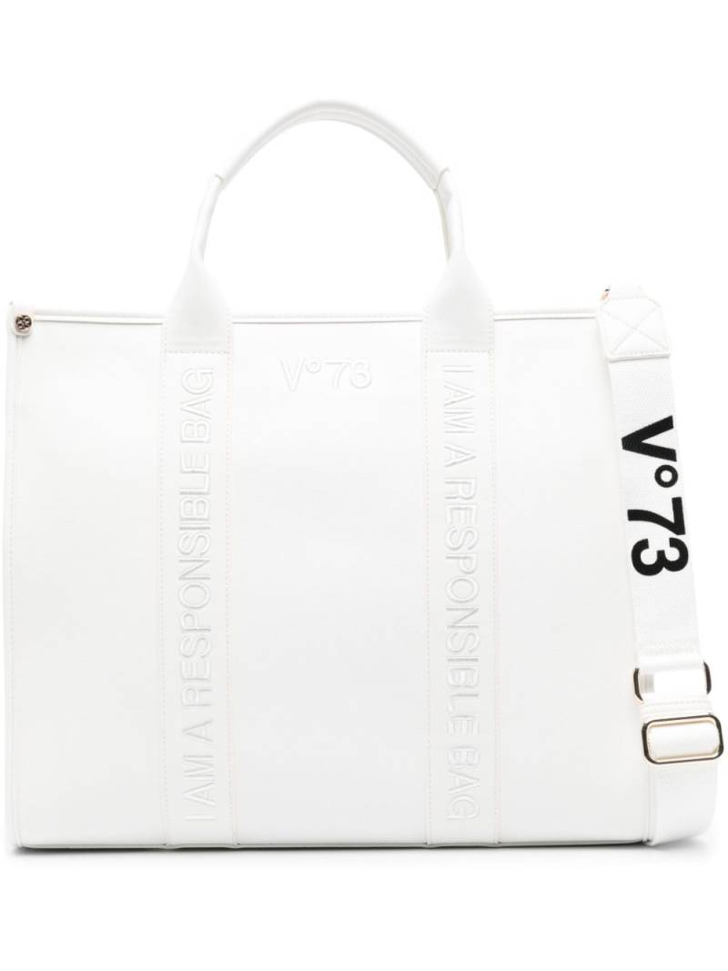 V°73 Echo 73 tote bag - White von V°73