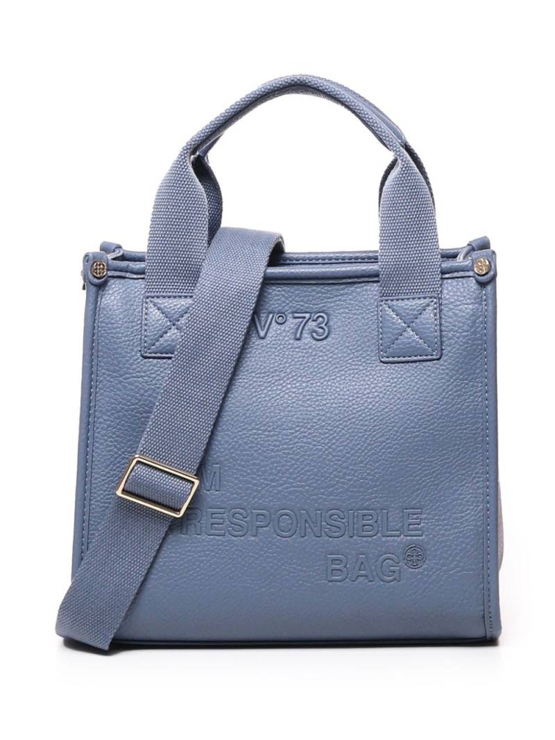 V°73 Responsability Bis tote bag - Blue von V°73