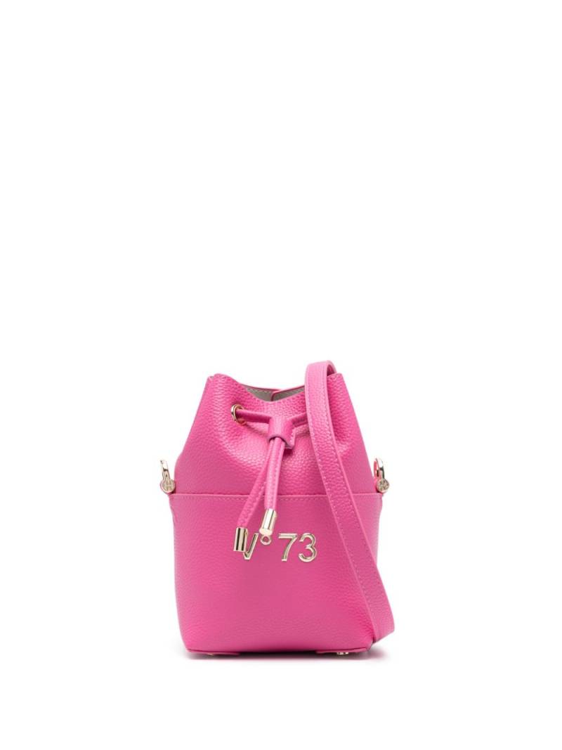 V°73 logo-lettering bucket bag - Pink von V°73