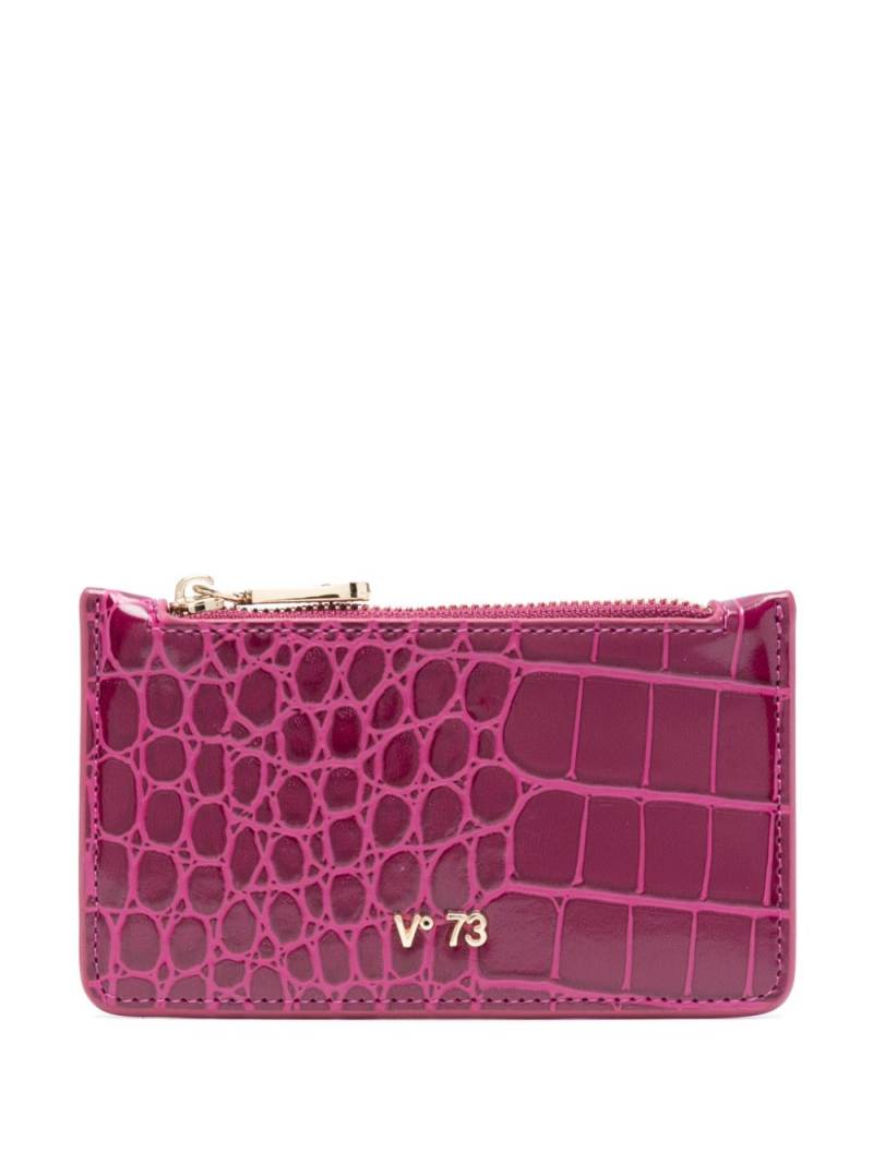 V°73 logo-lettering wallet - Pink von V°73