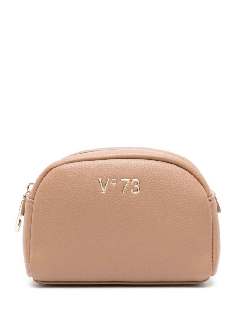 V°73 logo-plaque make-up bag - Neutrals von V°73