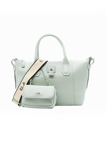 Mariel Bis Tote Handtasche Damen Pastellgrün ONE SIZE von V73