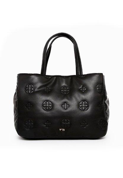 Opale Tote Handtasche Damen Schwarz ONE SIZE von V73