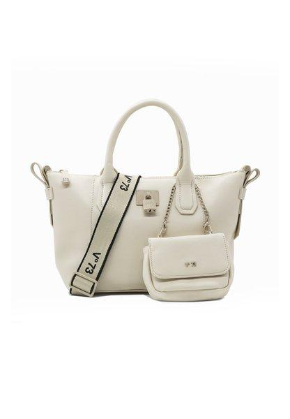 Mariel Bis Tote Handtasche Damen Beige ONE SIZE von V73