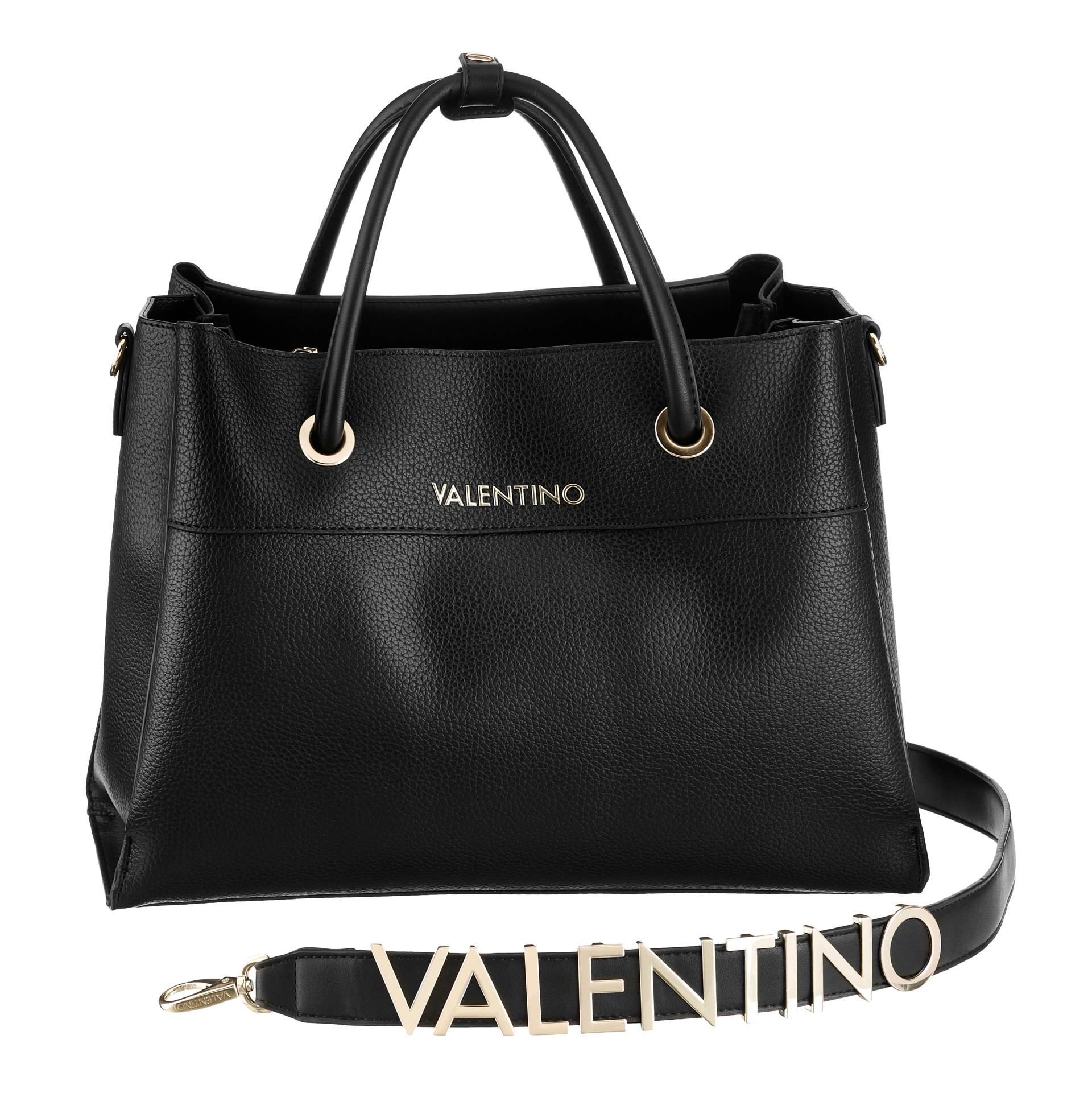 VALENTINO BAGS Henkeltasche »ALEXIA«, Umhängetasche Schultertasche mit goldfarbenen Details von VALENTINO BAGS