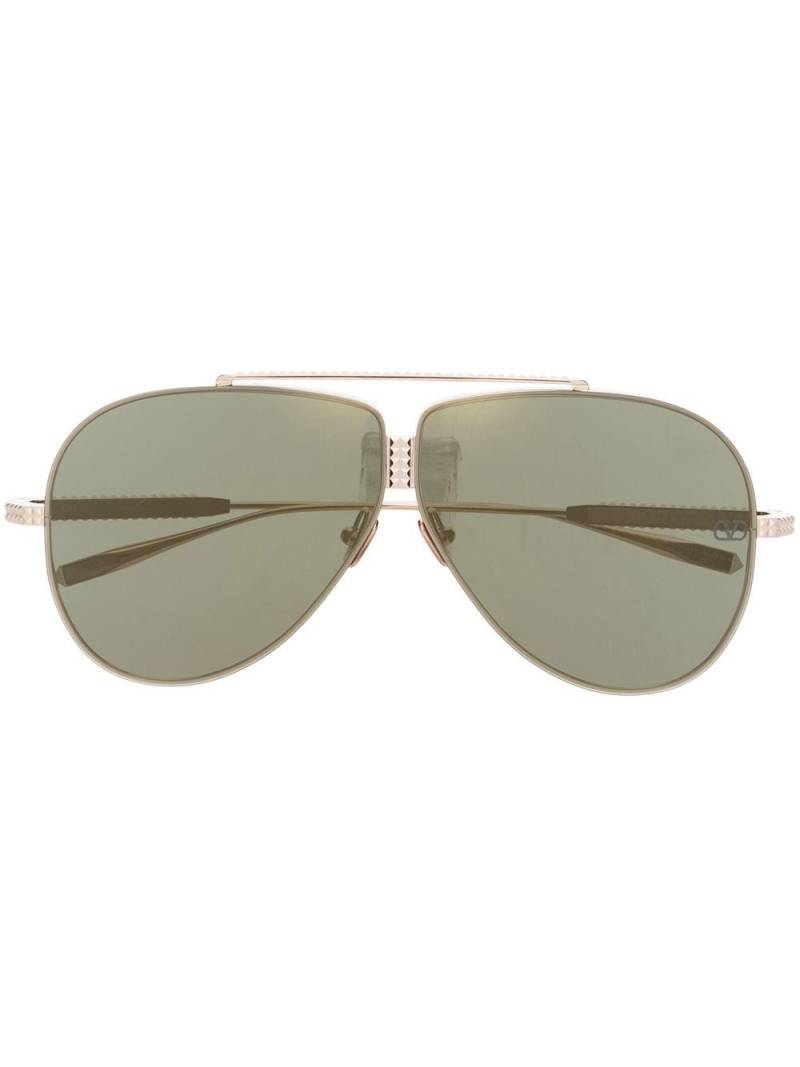 Valentino Eyewear pilot-frame sunglasses - Gold von Valentino Eyewear