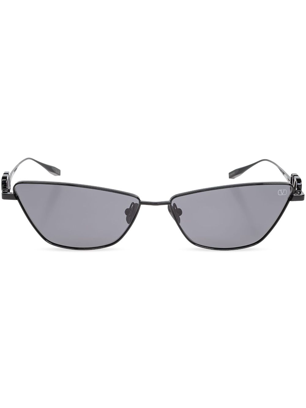 VALENTINO GARAVANI EYEWEAR VLogo Sign cat-eye sunglasses - Black von VALENTINO GARAVANI EYEWEAR