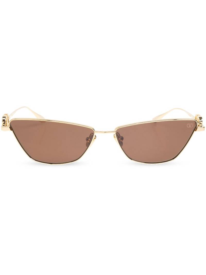 VALENTINO GARAVANI EYEWEAR VLogo Sign cat-eye sunglasses - Gold von VALENTINO GARAVANI EYEWEAR