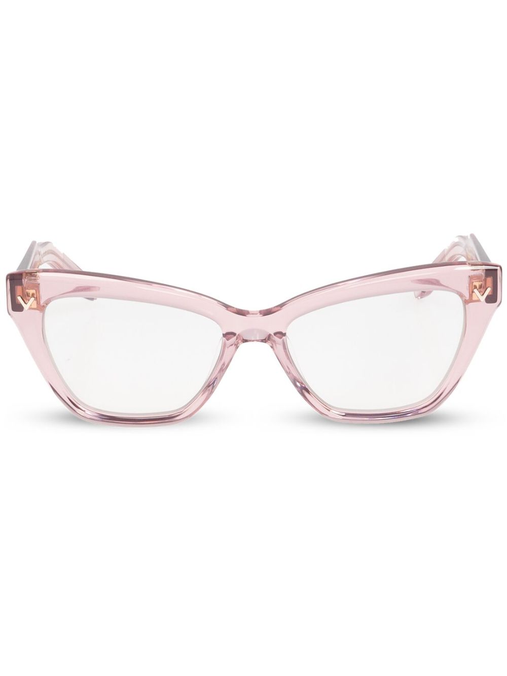 VALENTINO GARAVANI EYEWEAR cat-eye glasses - Pink von VALENTINO GARAVANI EYEWEAR