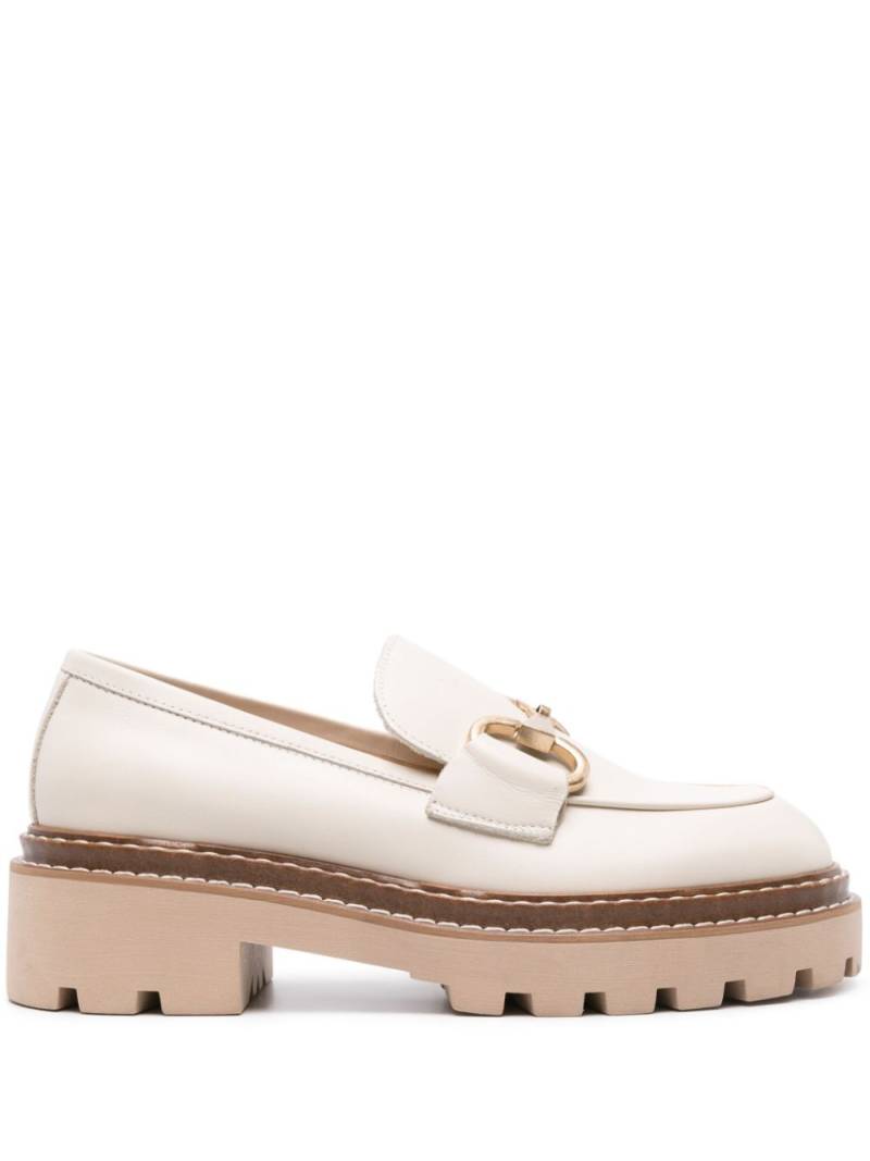 VAMSKO Bea leather loafers - White von VAMSKO