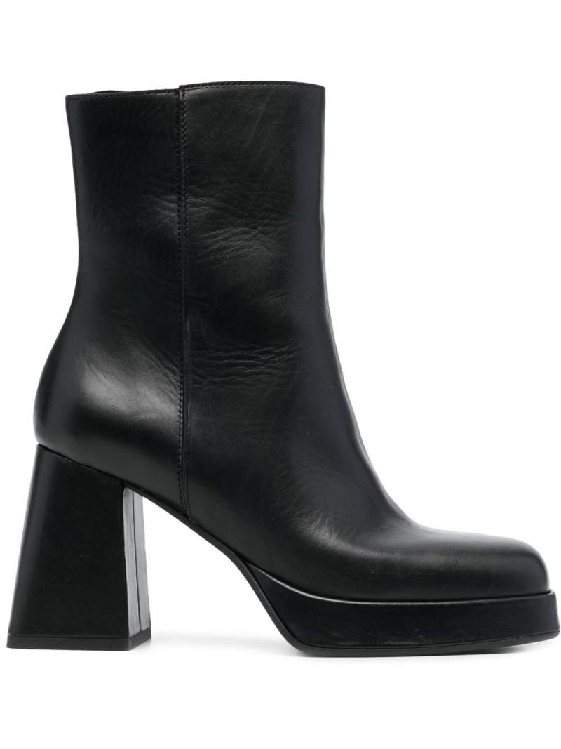 VAMSKO Doris 90mm leather ankle boots - Black von VAMSKO