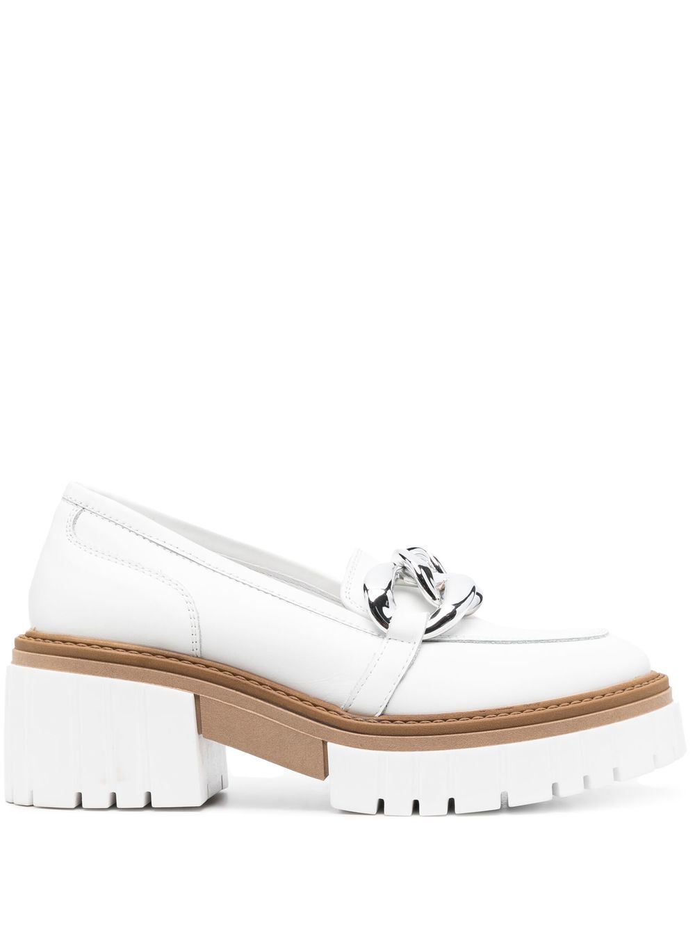 VAMSKO Iris 65mm leather loafers - White von VAMSKO