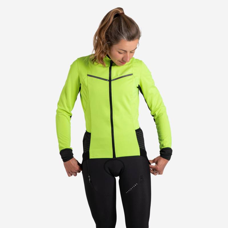 Jacke - Racer Damen Gelbgold 36 von VAN RYSEL