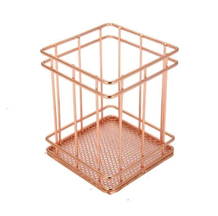 Brush Organizer Square #rosegoldcollection Damen Goldrosa ONE SIZE von VANESSAbeauty