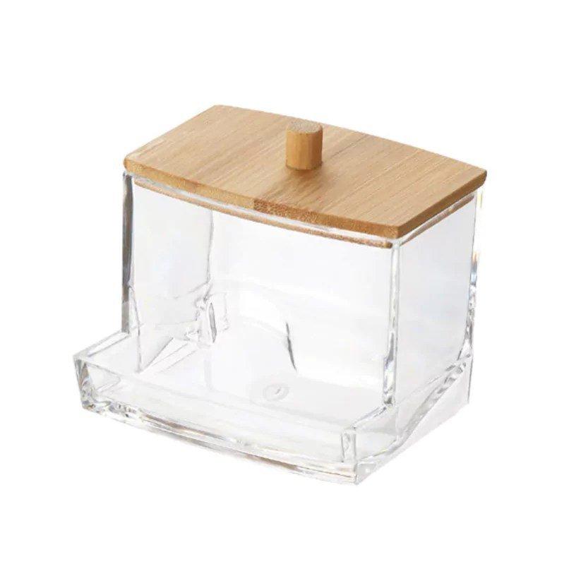 Q-tip Organizer #woodcollection Damen  9.5cm von VANESSAbeauty