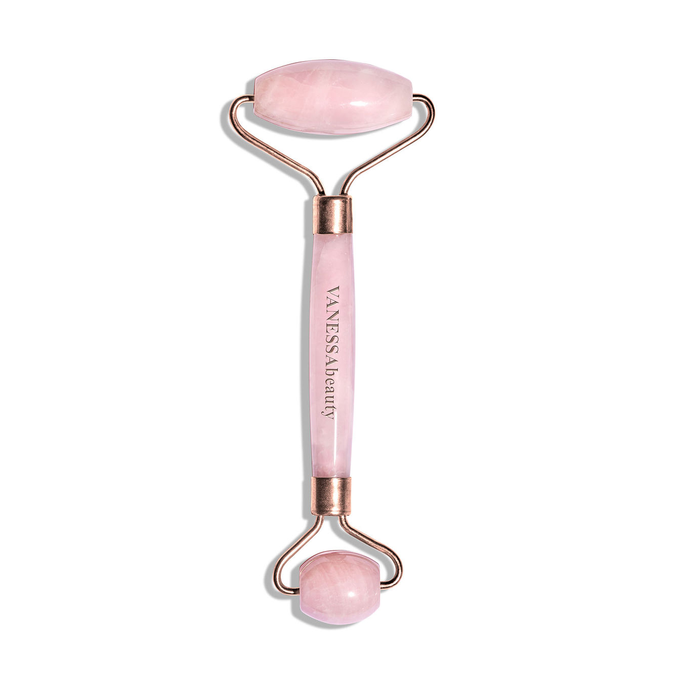 VANESSAbeauty Rose Quartz Massage Facial Roller von VANESSAbeauty