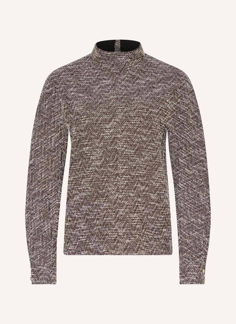 Vanilia Tweed-Blusenshirt braun von VANILIA